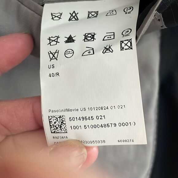 EUC Hugo Boss Black Micro Plaid Suit - Size 40 R - Picture 11 of 14